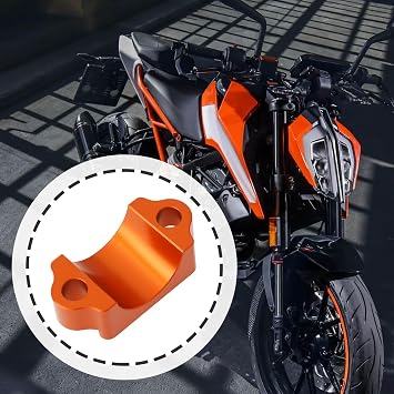 Motorcycle Brake Master Cylinder Clamp Cover Orange Compatible with KTM DUKE RC 125 200 390 690 790 990 1290
