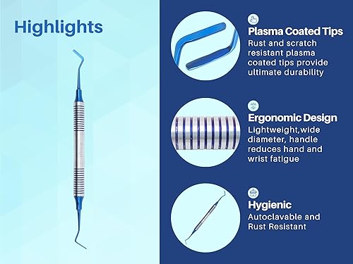 Miniatura 3 de Artman Instruments - Instrumentos de relleno de amalgama dental, tallador compuesto y pulidor de Artman Instruments (tallador de llenado de extremos