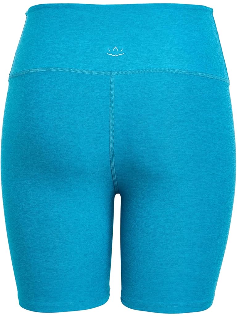 Blue Beyond Yoga Plus Size High Waisted Biker Shorts