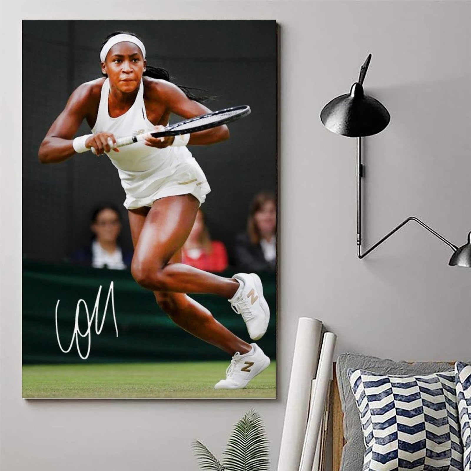 Amazon.com: LOGAUT Coco Gauff Poster Tennis Signed Poster Wall Art
