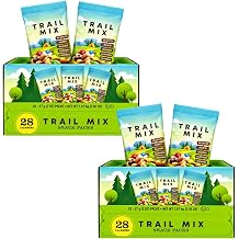 Trail Mix Snack Packs, 56 Count 2 Boxes of 28 Individual Packs, Kosher Mixed Nuts with Peanuts, Raisins, Almonds, Cashews & Chocolate Candy, Sweet and Salty Snacks bundled by BENTRONIC
