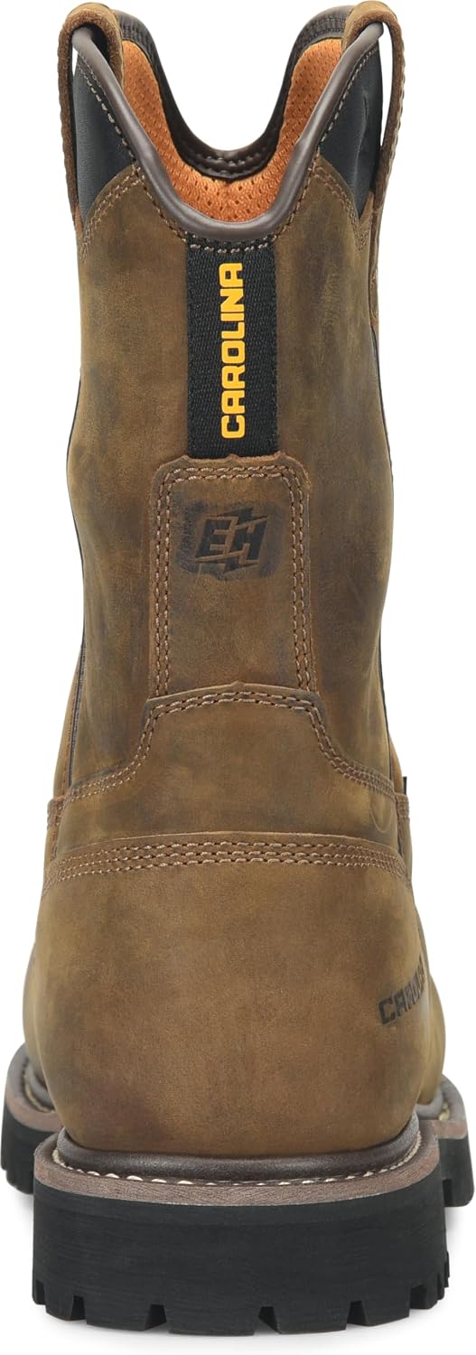 Carolina Men’s 10” Safety Toe Ranch Wellington Boots, Durable Industrial Boots for Construction, Waterproof