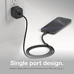 NOCO XGrid X30: 30W USB-C Charger – Single Port Type C Power Adapter, GaN Fast Charging with PD 3.0, QC 4.0+, PPS, Smart Power Distribution, Foldable Wall Plug, UL Listed