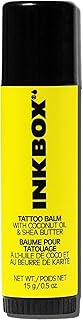 inkbox Tattoo Aftercare Balm Stick with Coconut Oil and Shea Butter, For Your Real Life Permanent Tattoos, Soothes and Moisturizes Skin and Enhances Older Tattoos, 0.5 oz