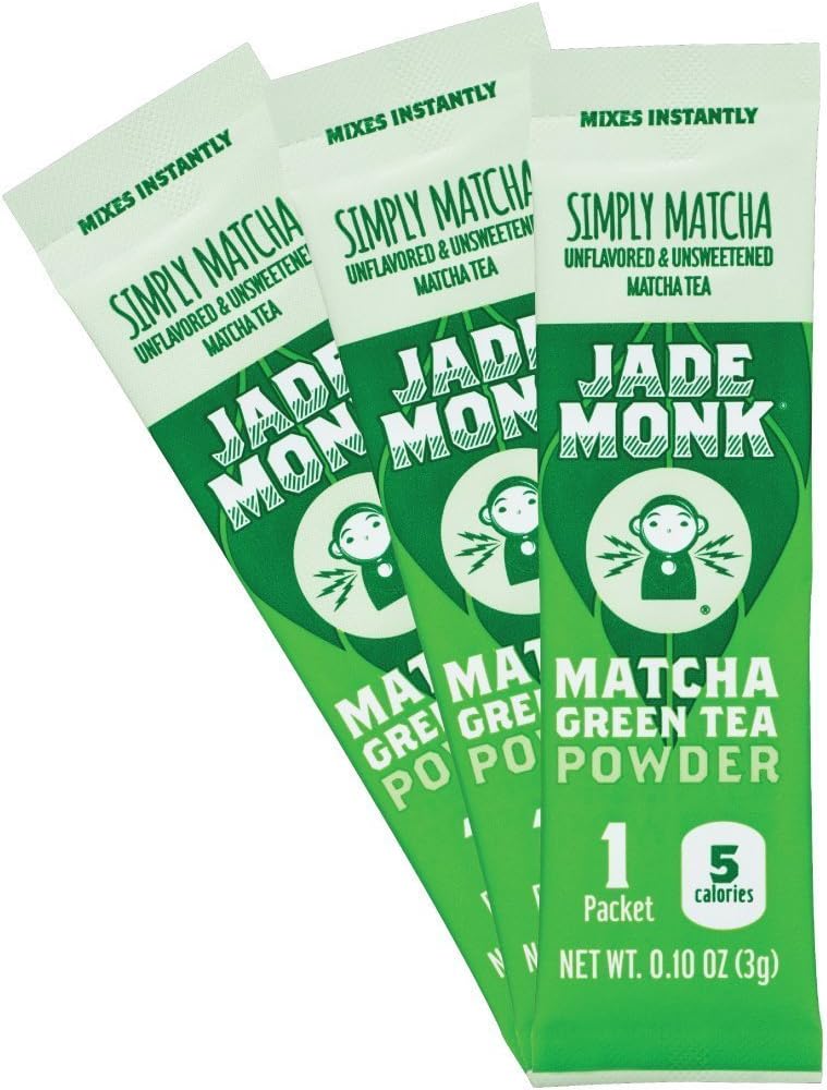 Matcha Green Tea Powder Packets – SIMPLY MATCHA 12 Pack, All Natural, Non GMO, Energy, Immunity, Brain Function, Mood and Metabolism