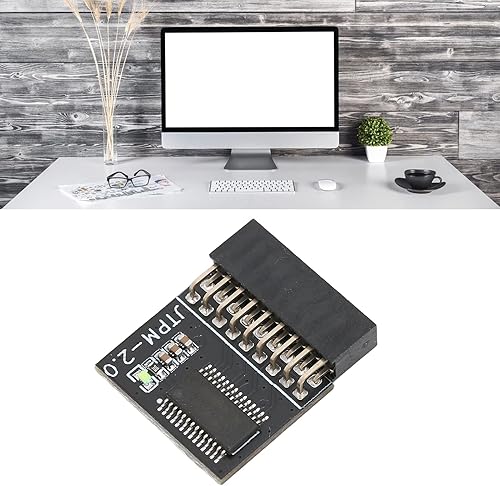 Miniatura 4 de TPM Module Motherboard, TPM 2.0 Module, LPC 18Pin TPM 2.0 Remote Card Encryption Security Module for Windows 8.1 for Windows 7 for Windows10