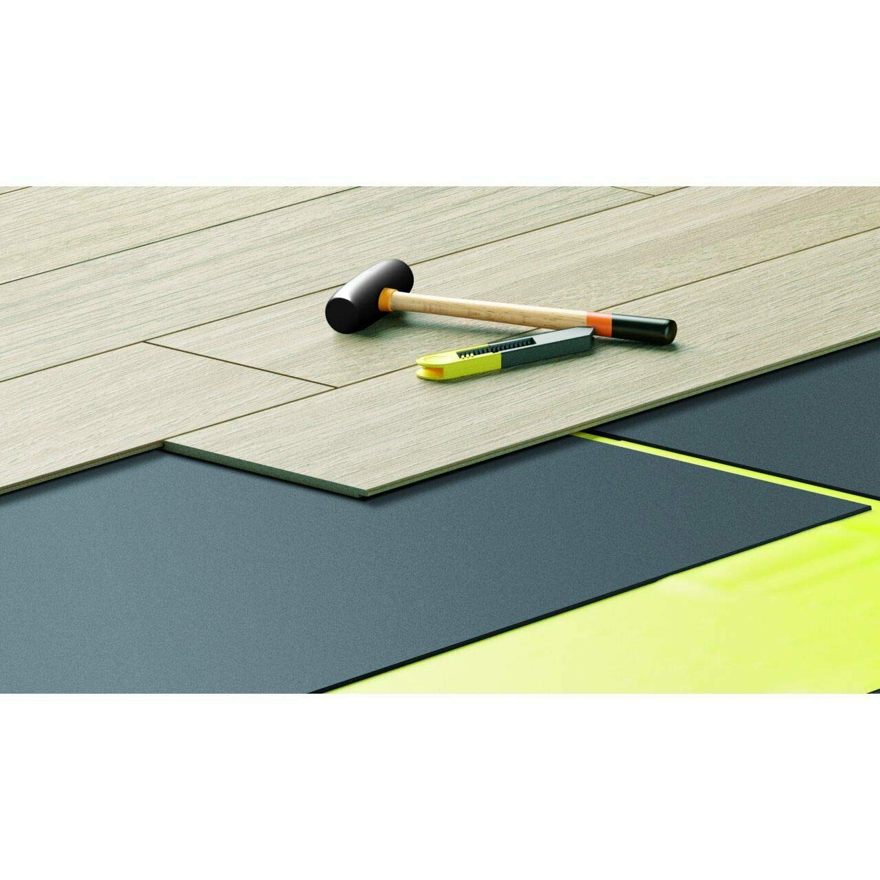 XPS Underlay Insulation 3mm - Wood or Laminate Flooring - Like Fibreboard (1 Pack - 6m2)