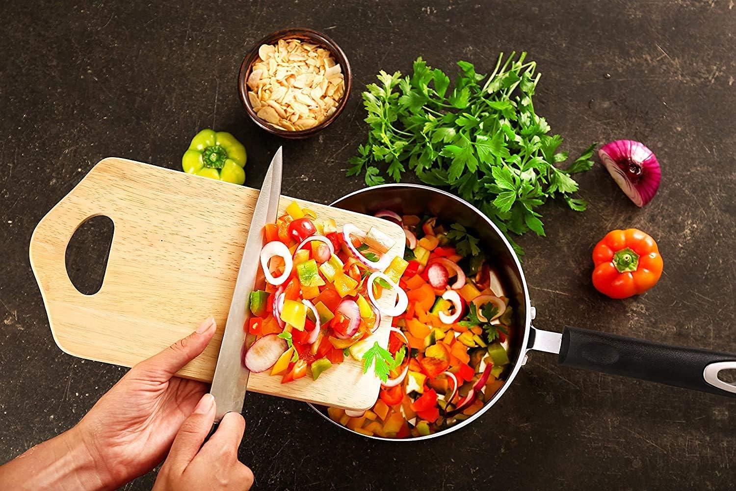 Utopia Kitchen 2 Quart Nonstick Saucepan with Glass Lid - Multipurpose Use for Home Kitchen or Restaurant (Grey-Black): Home & Kitchen