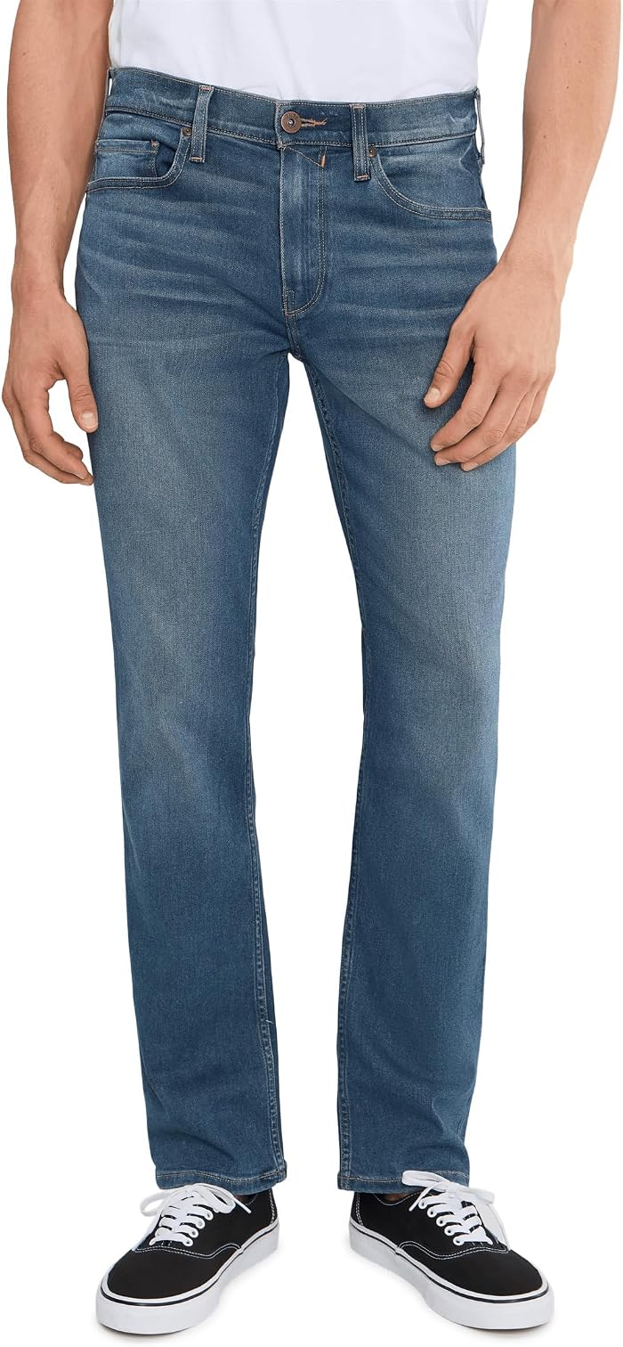 Мужские джинсы Paige Normandie Transcend Straight Leg Jeans in Covello, цвет: Синий — фото 1