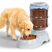 Kenond 11L Gravity Automatic Dog Feeder, Dog Food Dispenser for Large Breed