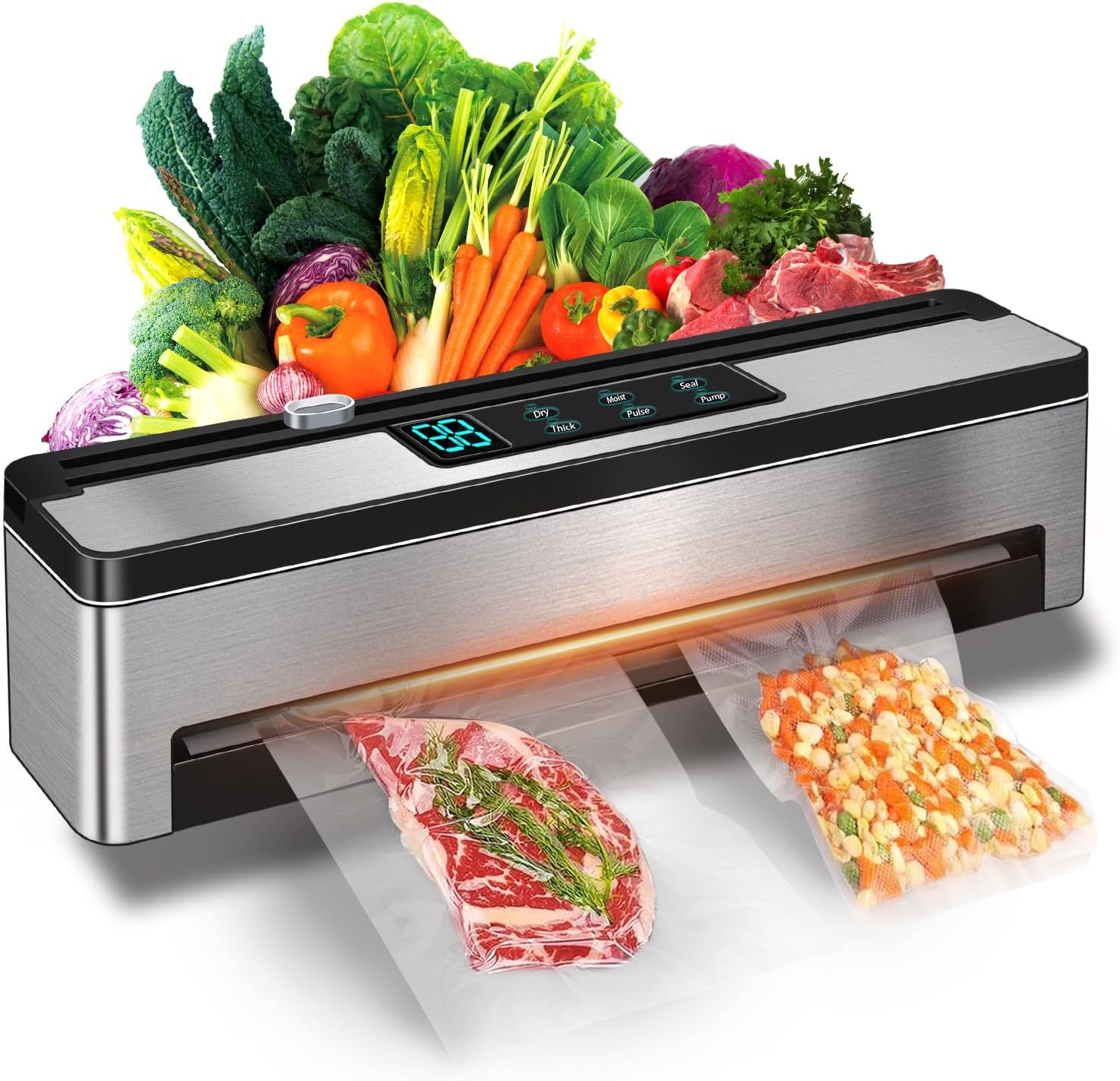 Food Vacuum Sealer Machine for Food Storage, Food Vacuum