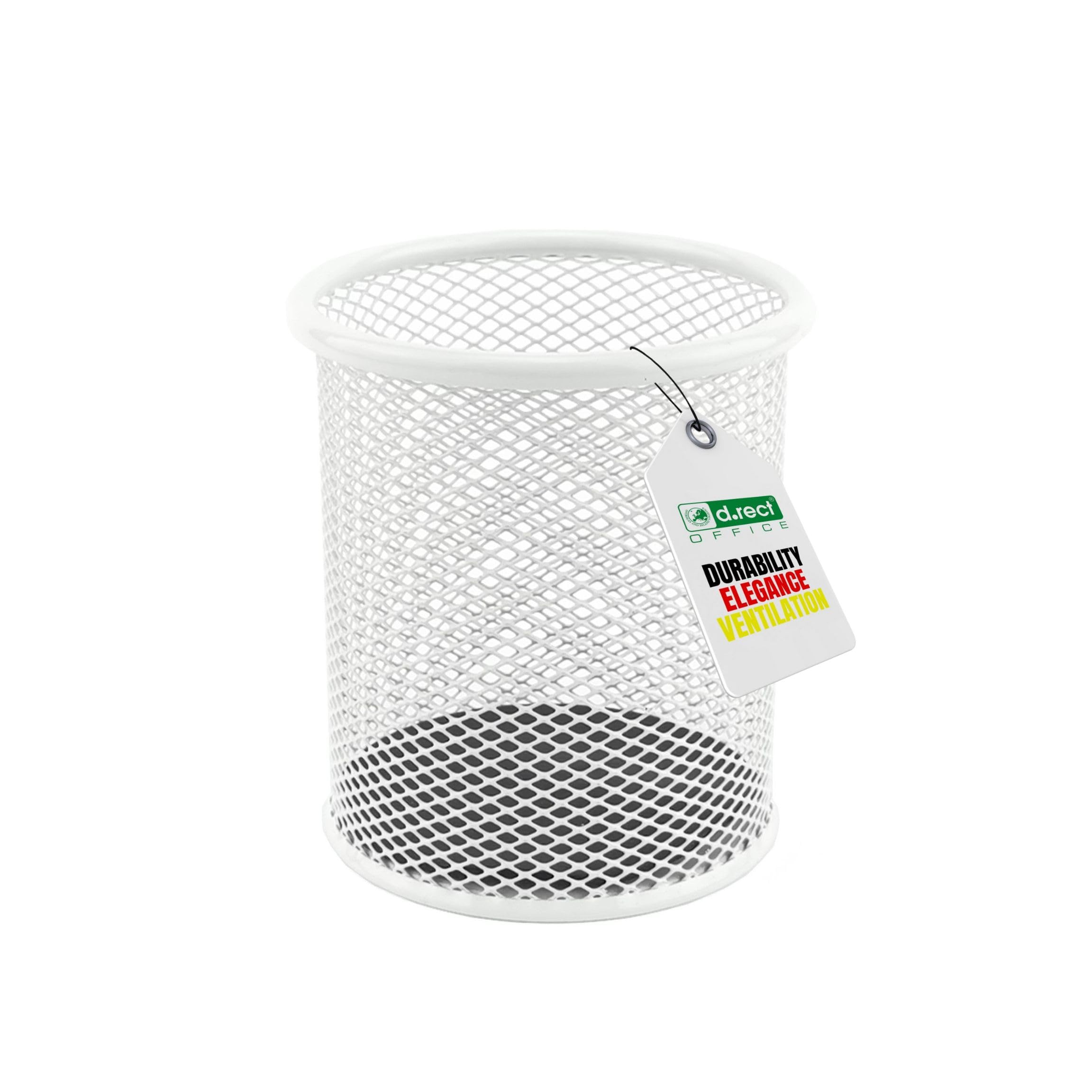 LEVIATAN Metal Pen Holder Multifunctional Diameter 91 mm Cup for Ballpoint Pen Pearl Colours