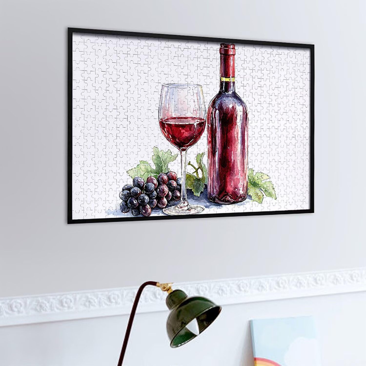 1500 sztuk puzzli, czerwone wino winogron1500 sztuk puzzli dla dorosłych, prezent rocznicowy, prezent świąteczny, dekoracja domu, zapobieganie degeneracji mózgu u osób starszych v-323