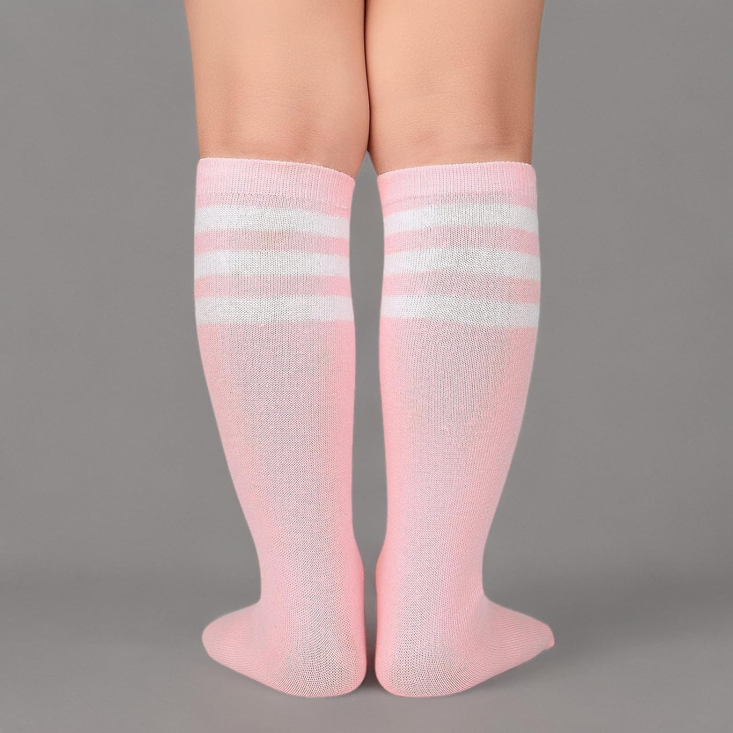 American Trends Toddler Kids Youth Soccer Socks-Long Knee High Socks for Boys Girls Baseball Softball Football 1-12 years - Image 8