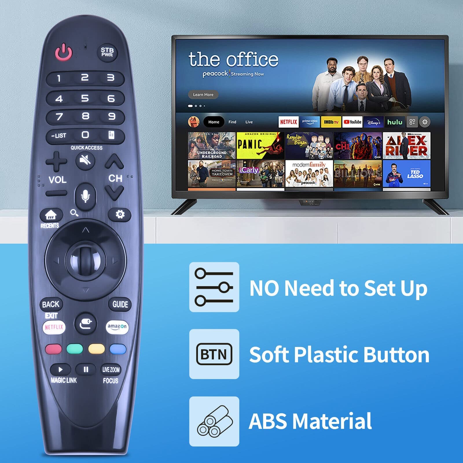 NOUVEAU* Télécommande De Téléviseur Série RM Pour Lg 55EG910V