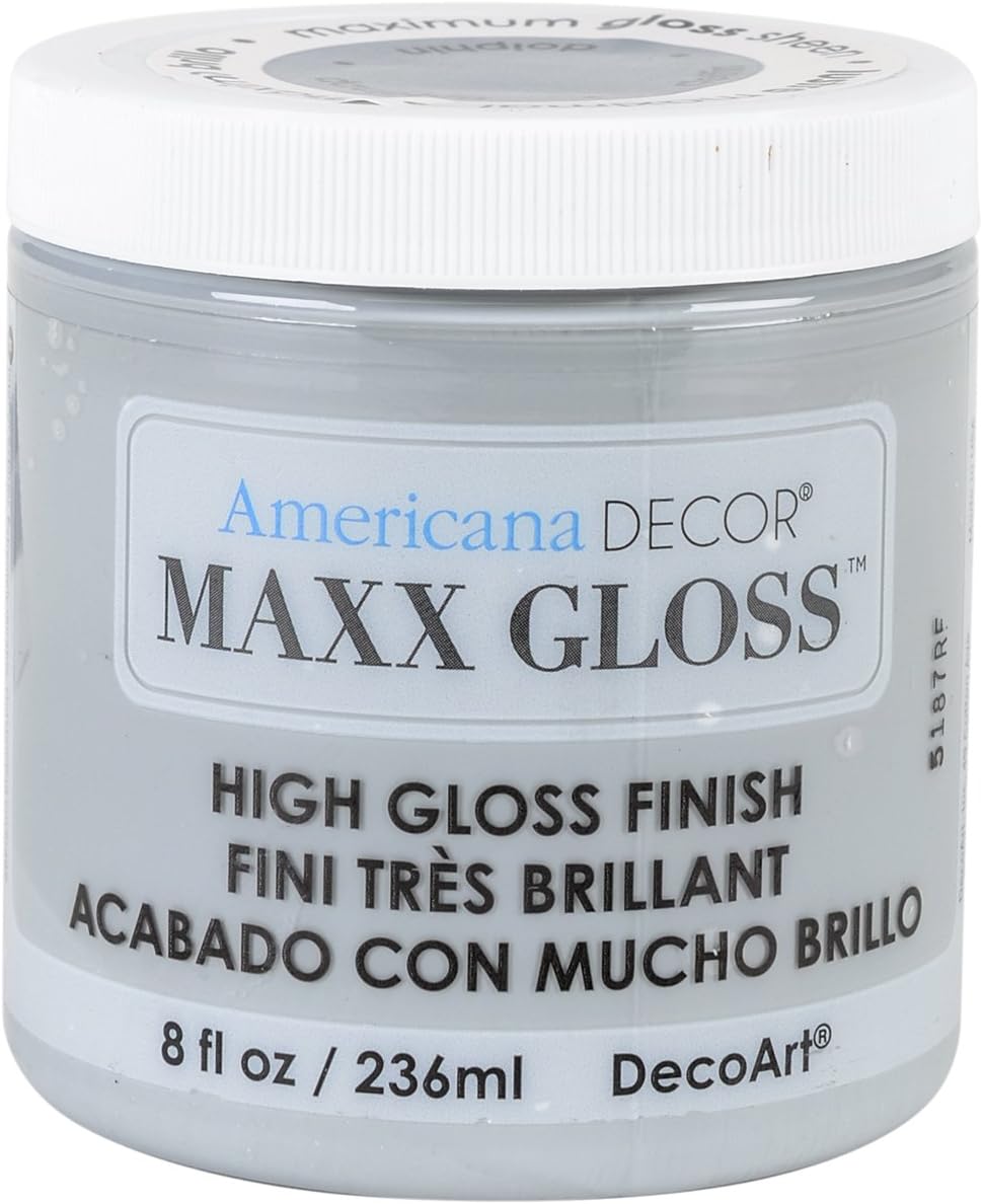 Deco Art Maxx Gloss Acrylic Paint, 8 oz, Dolphin
