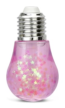 iscream Holiday Lights Strawberry Scented Wand Applicator Lip Gloss with Holographic Stars