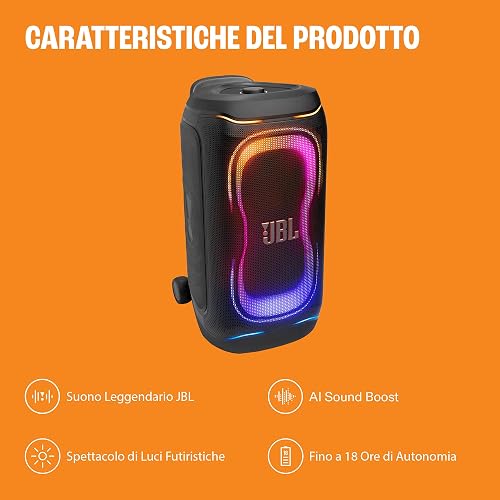 JBL PartyBox 330 Tragbarer Partylautsprecher, Schwarz - 10