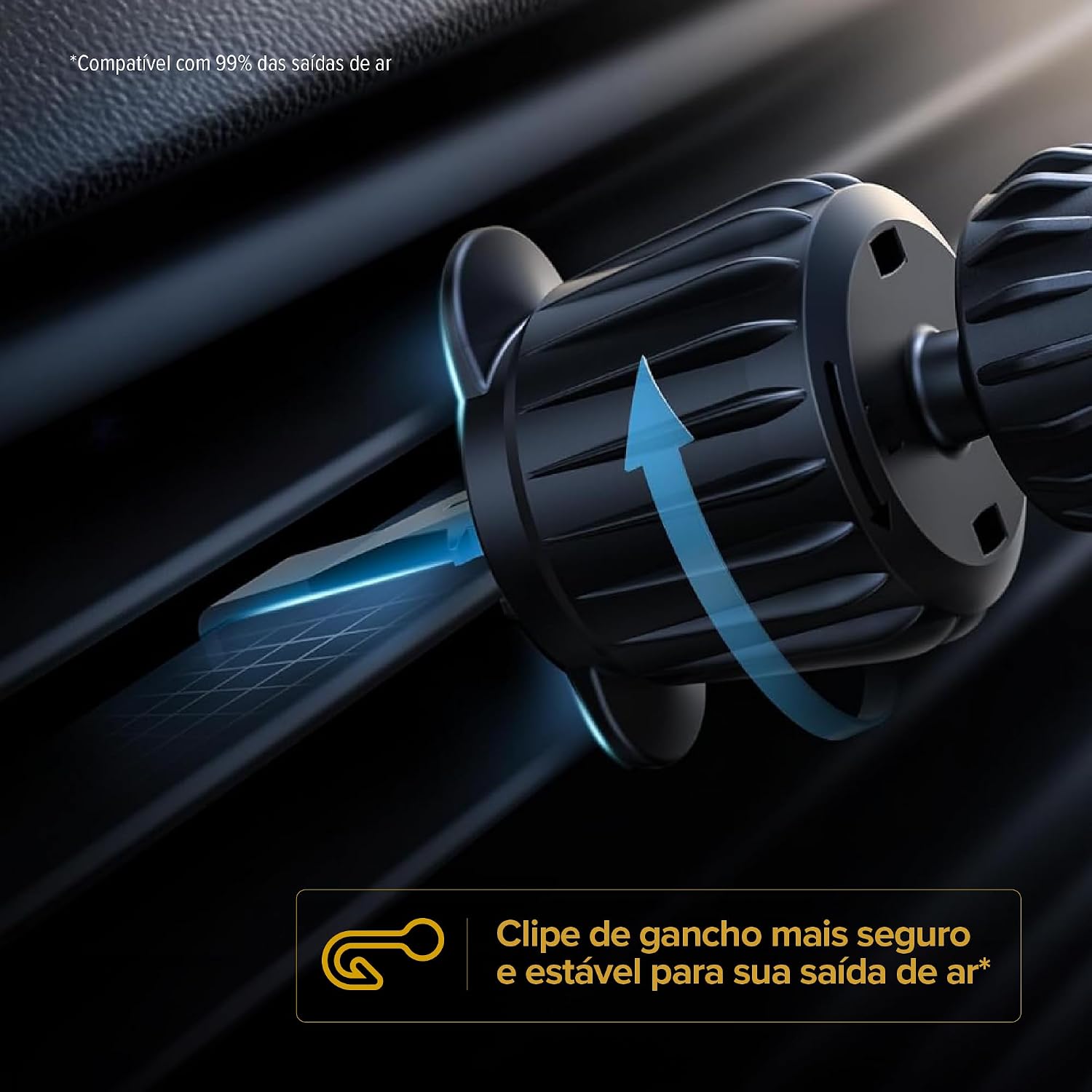 i2GO Ultra Magnetic Suporte Veicular com 36 Ímãs e Rotação 360°