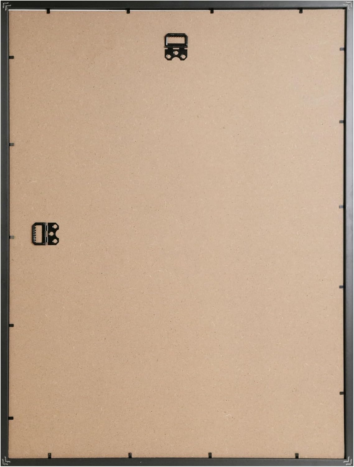 Studio Decor 18" x 24" Bronze Poster Frame - Includes Pre-attached Hanging Hardware, Horizontal or Vertical Display Frame for Posters, Photos and Art Prints - 1 Pack