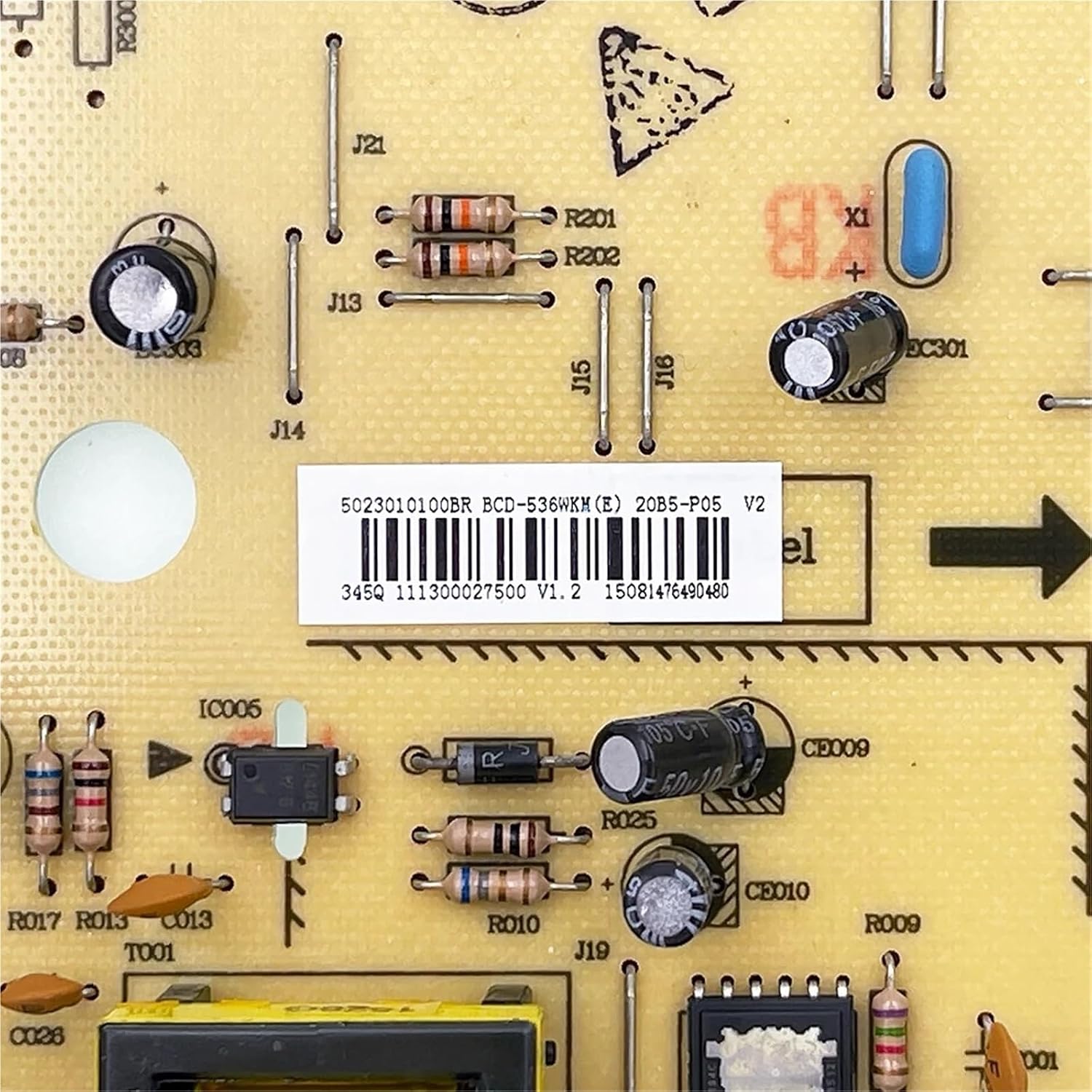 5023010100BR BCD-536WKM(E) 回路 PCB CE-BCD530WE-S 🎉 【金属】 冷蔵庫マ