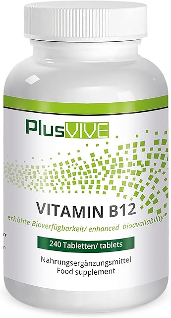 Plusvive Highly Dosed Vitamin B12 Tablets With Enhanced Bioavailability