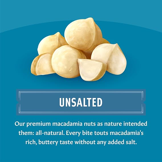 Mauna Loa Premium Natural Roasted Macadamia Nuts, Unsalted Flavor, Mulicolor, 4 Oz