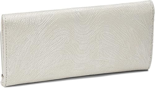 Vista 2 de HOBO Cartera Rachel Continental Mujer - Nv-22636Silv, plateado, Cartera Rachel