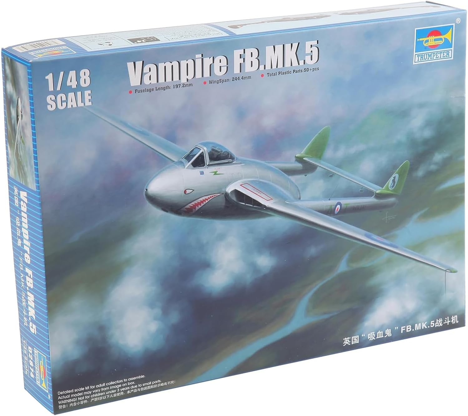 Trumpeter De Havilland Vampire F.Mk.5 Model Kit