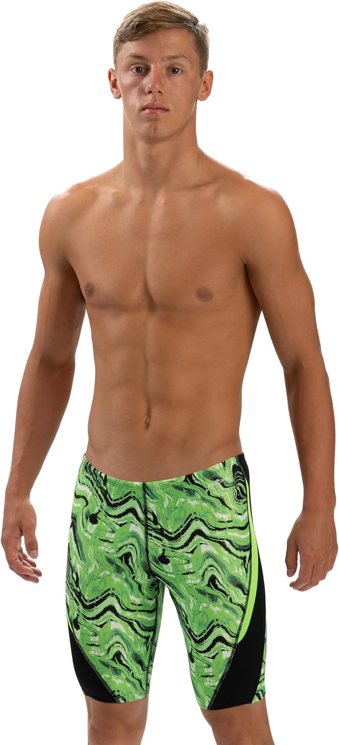 Dolfin Reliance Men's Swimsuit - Team Print Color Block Jammer