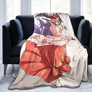 Sponsored Ad - Moe Anime Blanket, Single Blanket, Microfiber, Warm Blanket, Washable, Sakura Shinguji Temple, Female Sword...