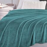 FARFALLAROSSA Cuddly, Fluffy Blanket, 160 x 210 cm, XXL Fleece Sofa & Couch Blankets, Oeko-Tex, Super Soft, as Sofa Throw, Water Green - 7