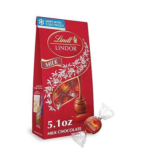 Lindt LINDOR - Trufas de chocolate con leche
