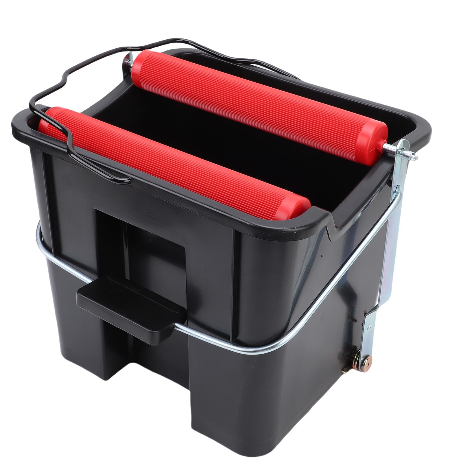 Cubo de Fregona, Cubo de Fregona Giratorio con Pedal de 14L con Escurridor para Limpieza Marítima Doméstica