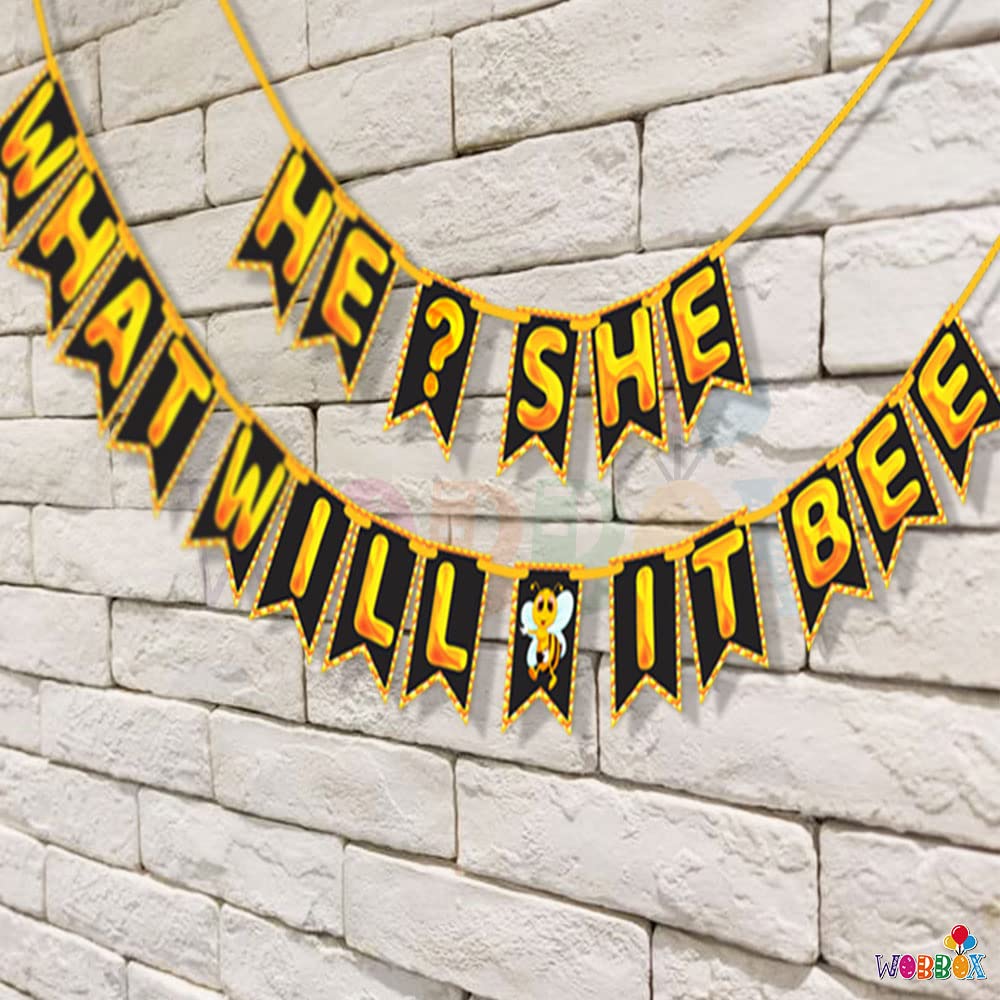 Wobbox Baby Shower Bunting Banner,Godh Bharai Caremony Banner, Baby Shower Decoration For a Memorable Celebration, Baby Shower Decorations Items-(FP2076) 2