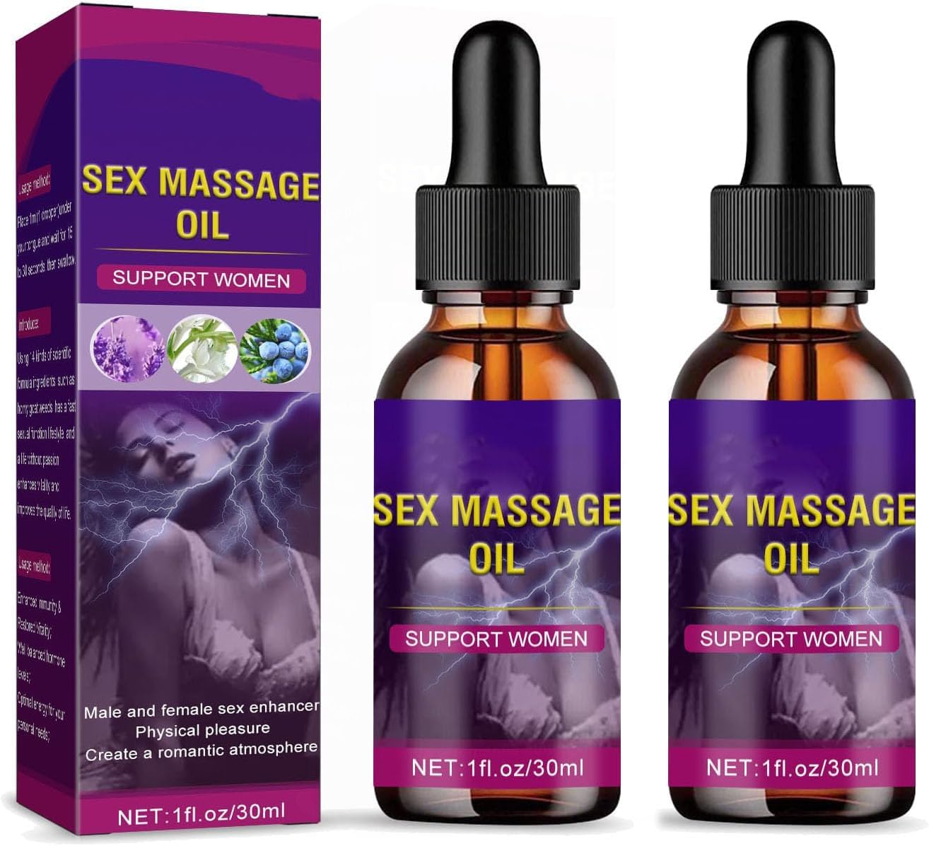 Huiles sexuelles pour femmes,améliore promotion de la baisse sexuelle(2PC)
