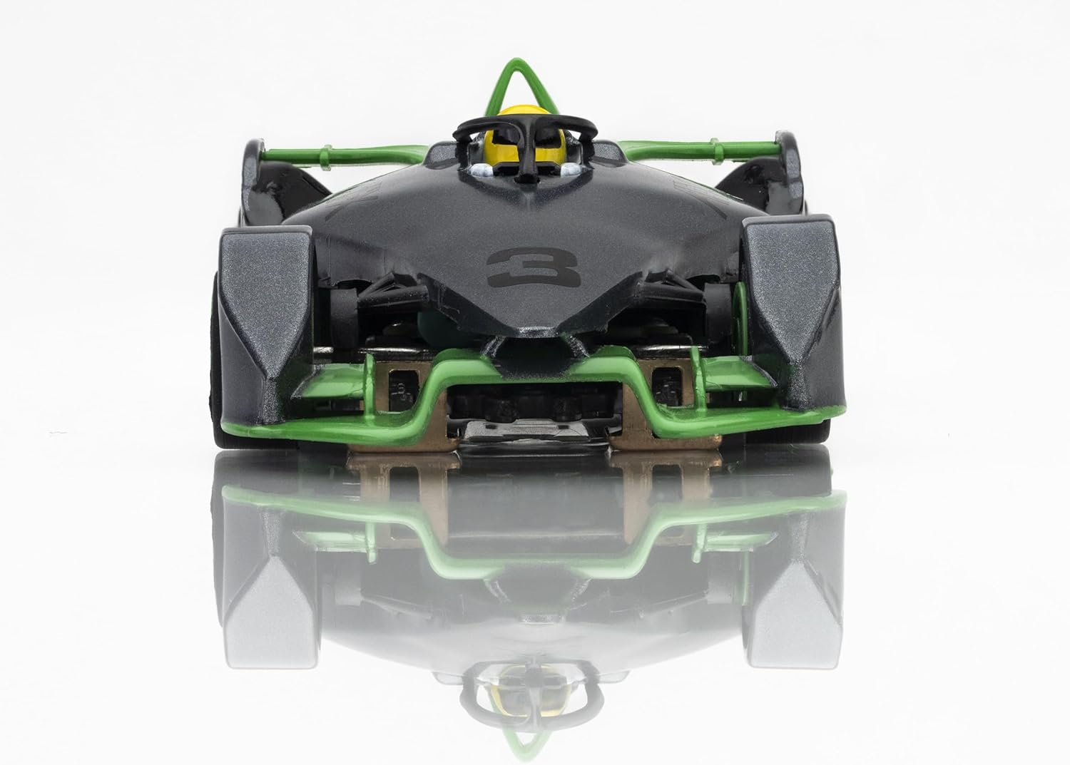 AFX 22064 Mega-G+ Formula N #3 Silver/Green HO Slot Car