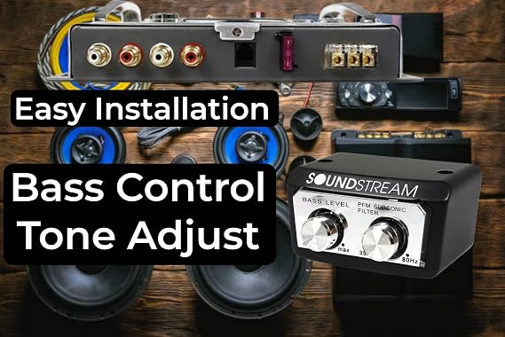 Soundstream BX-15 Bass Processor Car Audio Bass Restoration Processor with Remote Control | Epicenter Alternative for Factory & Aftermarket Sound Systems | Subwoofer Control Enhancer