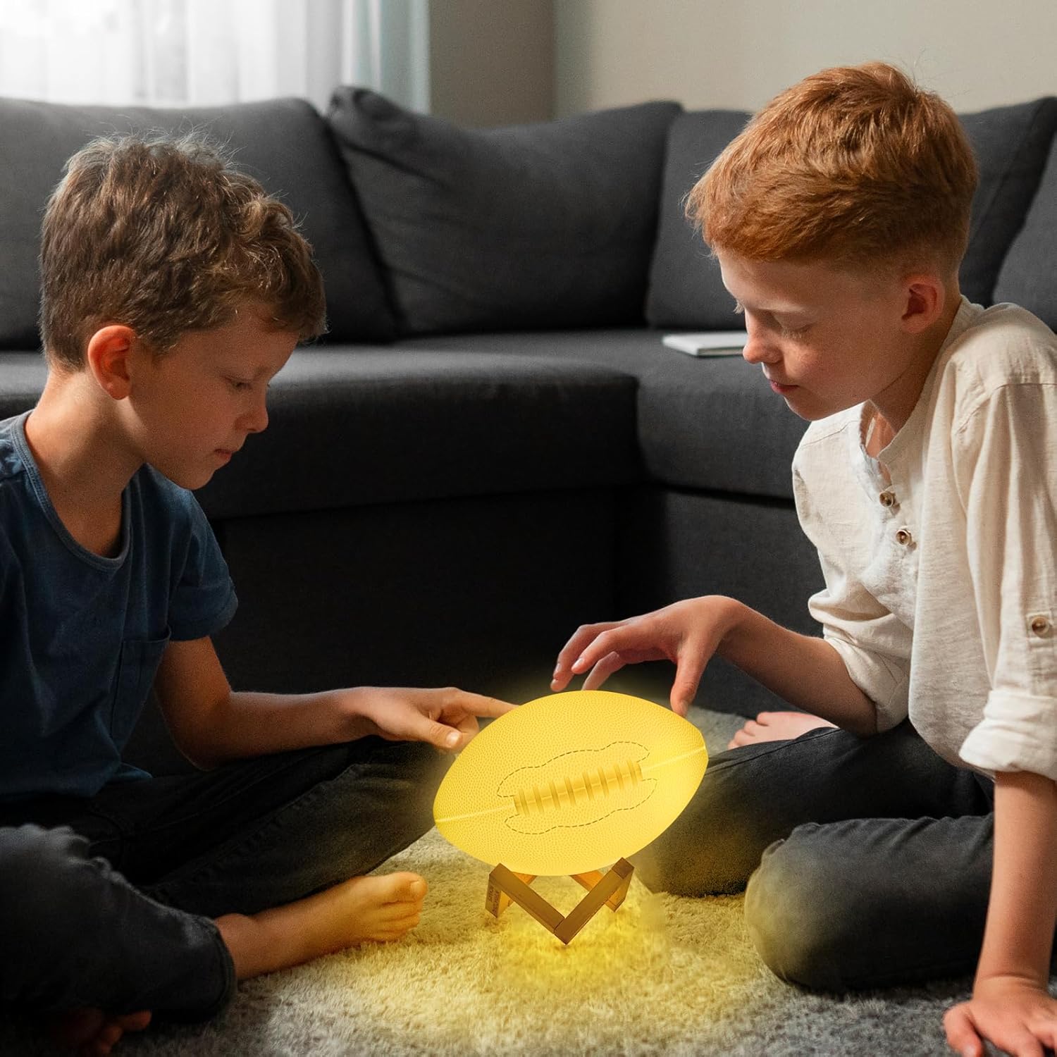 Football Night Light, Football lamp Light for Kids Room with Remote Control 16 Colors Changing Sport Fan Room Decoration Gifts for Boy