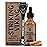 Striking Viking Beard Growth Oil with Applicator for Men - Vanilla Scent - 2 Fl Oz Beard Oil Kit for Thicker & Conditioned Beard & 1 Applicator - Facial Hair Serum with Argan & Jojoba Oil