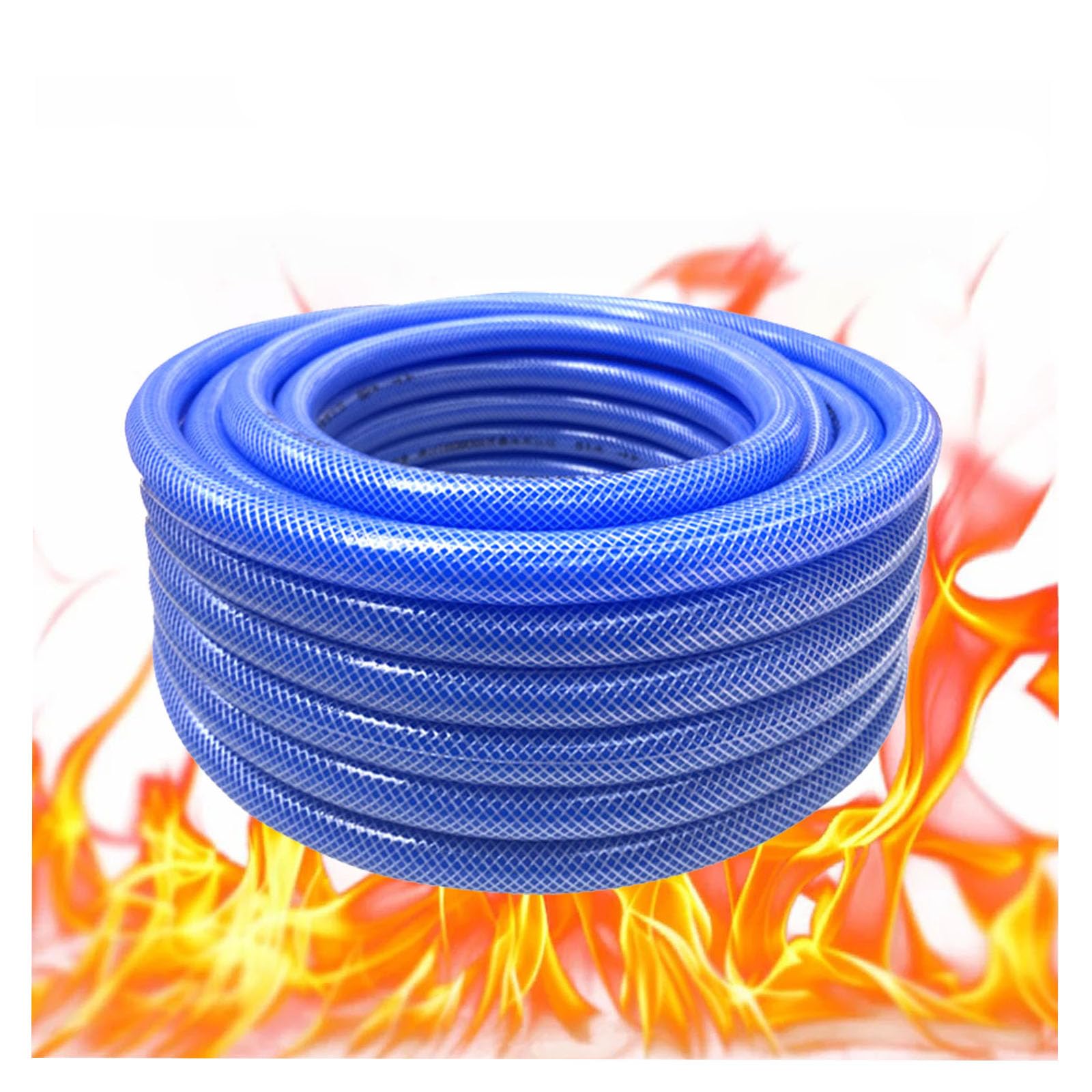Tambuco d'acqua, tubo dell'acqua potabile, tubo da giardino anti-twist, irrigazione del giardino, tubo flessibile flessibile, resistente ai raggi UV (20 m) blu 25m