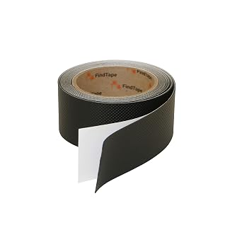 FindTape Handrail Grip Tape 2 in x 10 ft Anti Slip Grip Tape Roll, Non Slip Adhesive for Handrails, Stair Rails, Deck Rails, and More Indoor & Outdoor Applications Black, 2 in x 10 ft