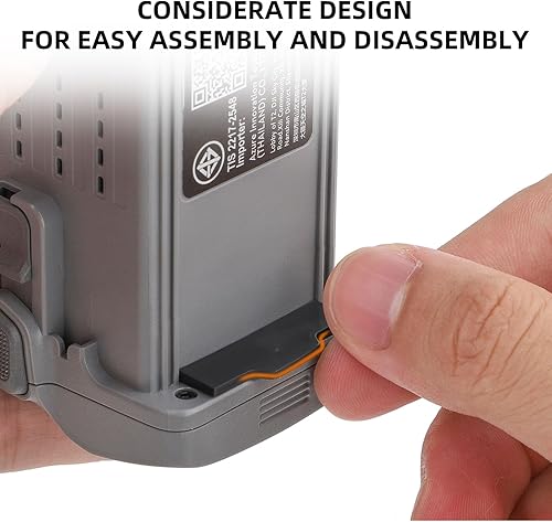 Miniatura 2 de Tapas a prueba de polvo de batería RC para DJI Air 3 Drone Protector de batería Cubierta de puerto de carga Cubierta de polvo de silicona Enchufe