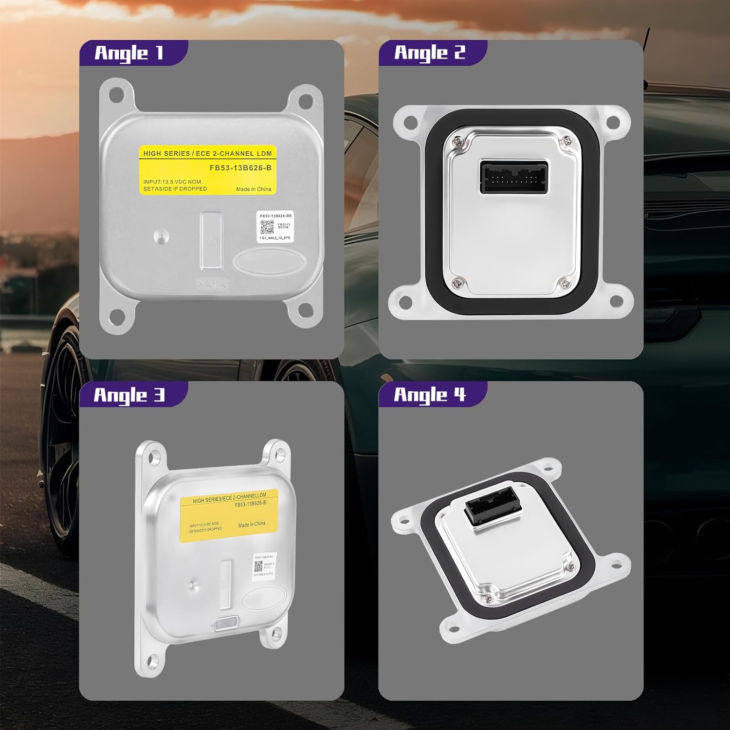 FB5Z13C788B LED Headlight Module Compatible with Ford Explorer 2.3L 3.5L 2016 2017 2018 2019 Replace FB53-13B626-B FB5Z-13C788-B