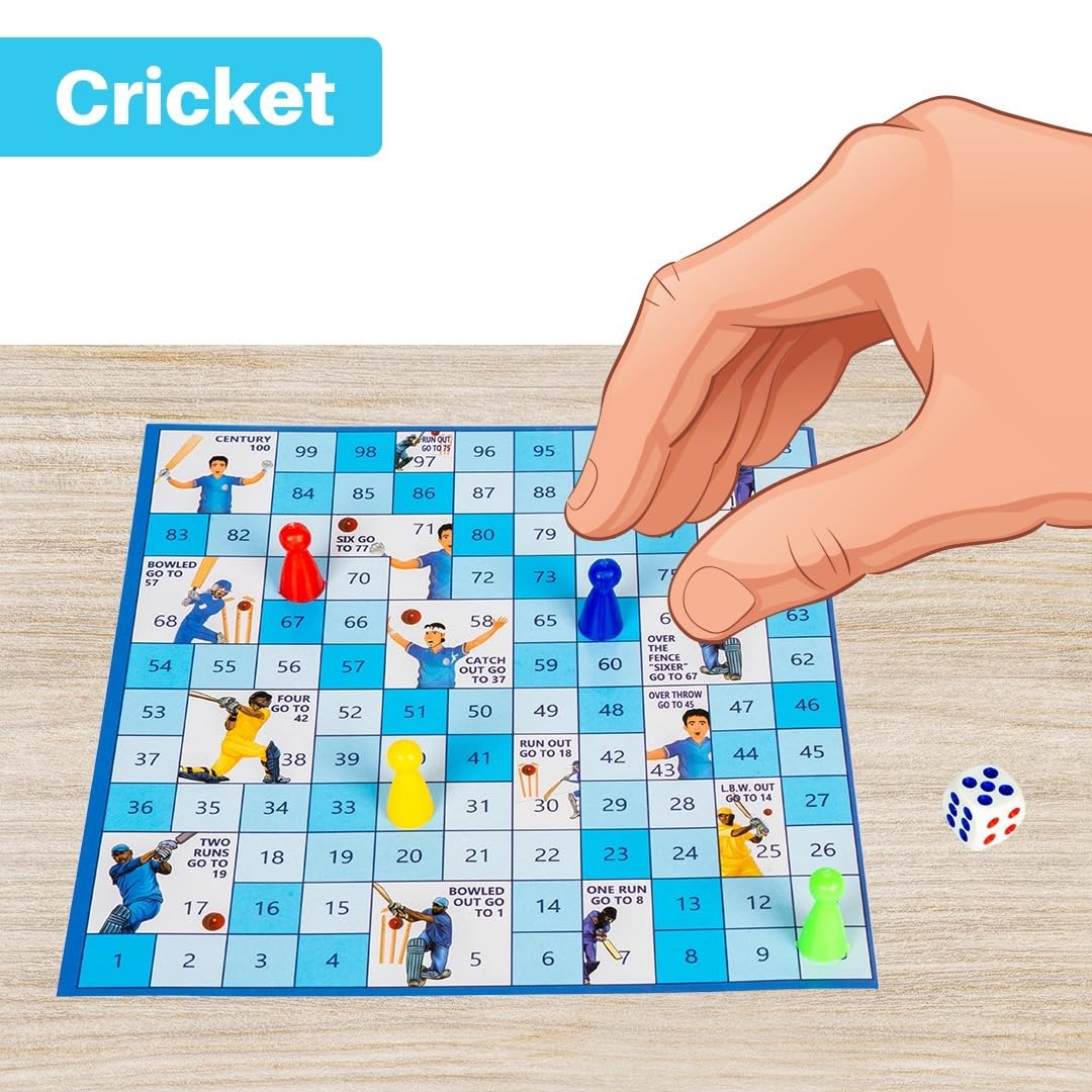 Ratna's Lovely-9 Board Game Set - 9 Games! -6