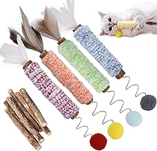 Catnip Sticks, Chew Sticks Matatabi Stick Cat Toys for Indoor Cats (10 PCS)