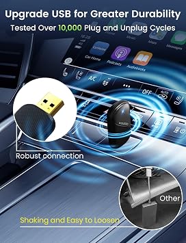 Mini Wireless CarPlay Adapter for iPhone & Android Auto Wireless car Play