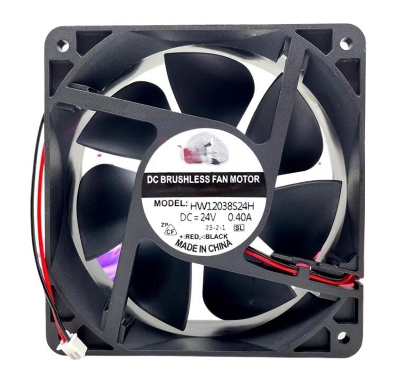 Ventilateur de refroidissement HW12038S24H DC 24V pour boîtier PC et armoire électrique industrielle