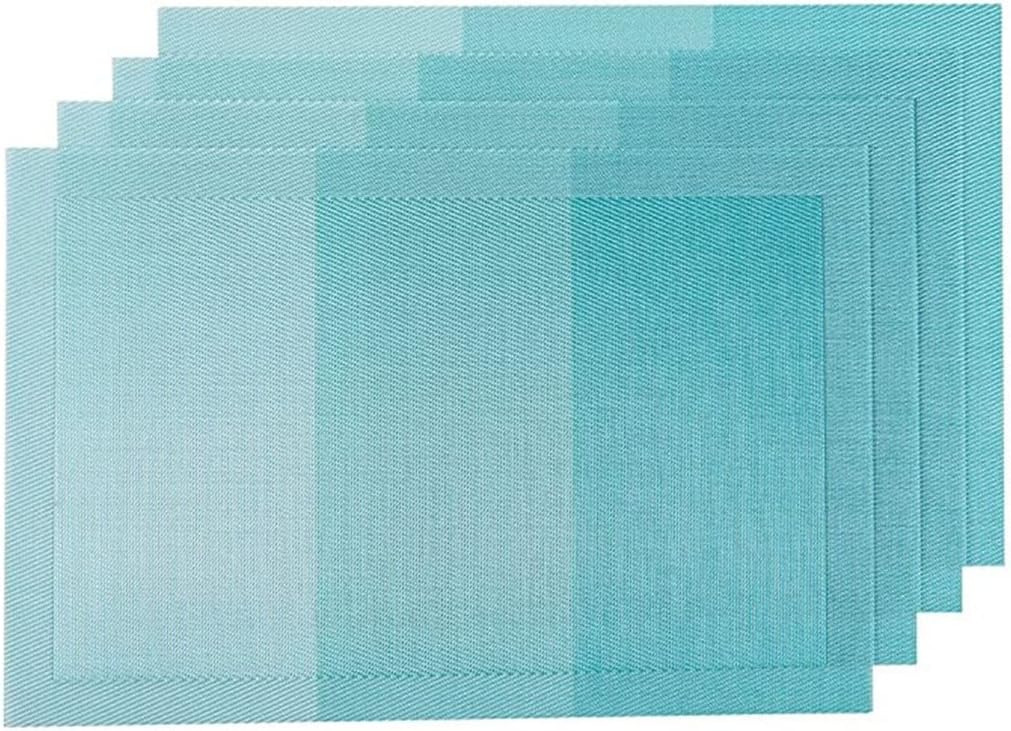 4-Piece Set PVC Washable Placemat Table Mat Placemat Set Kitchen Accessories Coaster Wine Mat Table Decoration