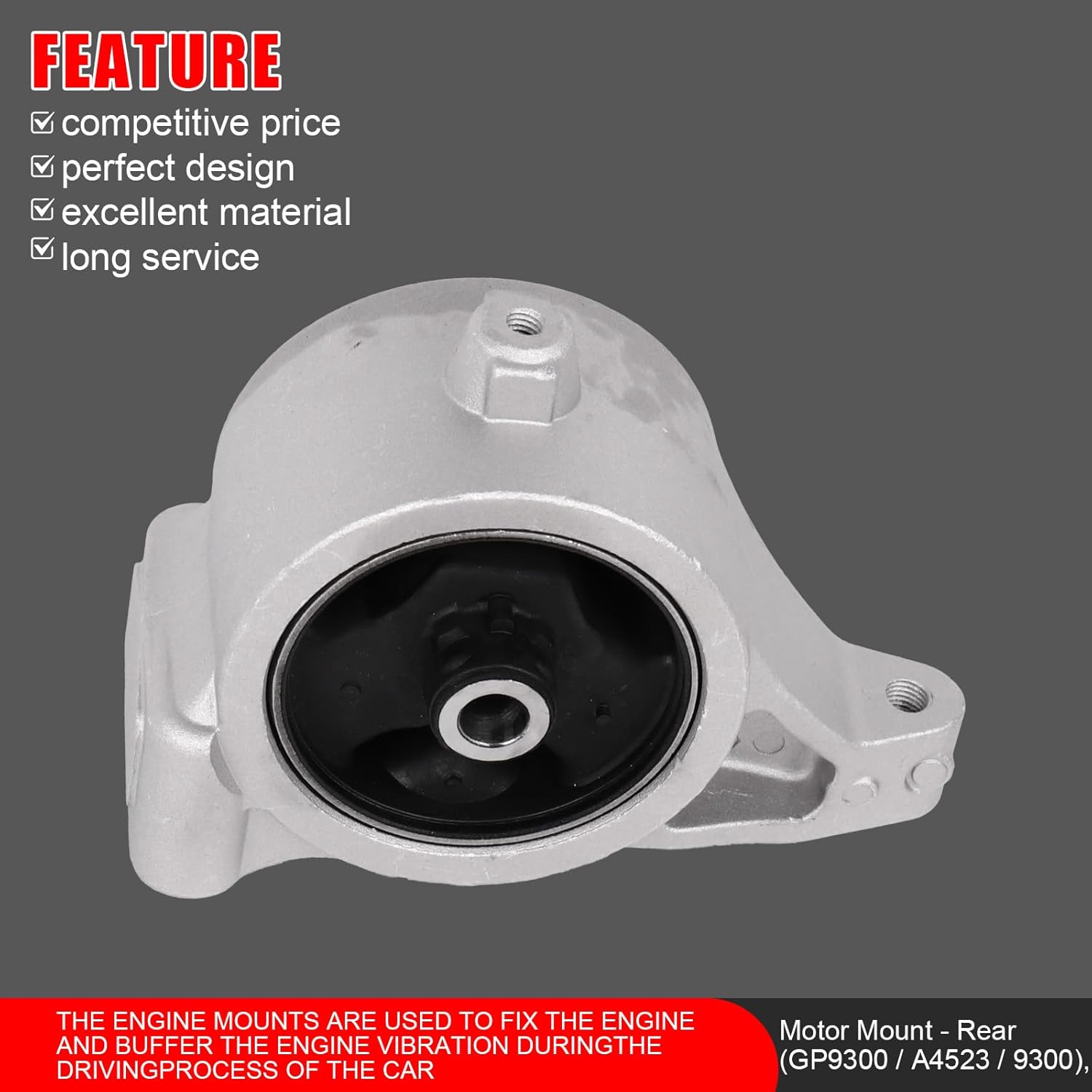 5 Pcs Engine Motor Mount and Transmission Mount Set Compatible with Acura MDX 2001 2002 3.5L,for Honda Pilot 2003-2006 3.5L Replace OE# A4519HY A4551 A4523 A6582 A6579